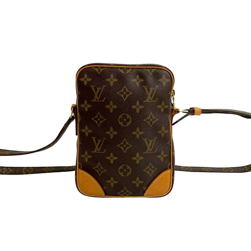 Louis Vuitton Brown Leather Pvc Pochette Shoulder Bag