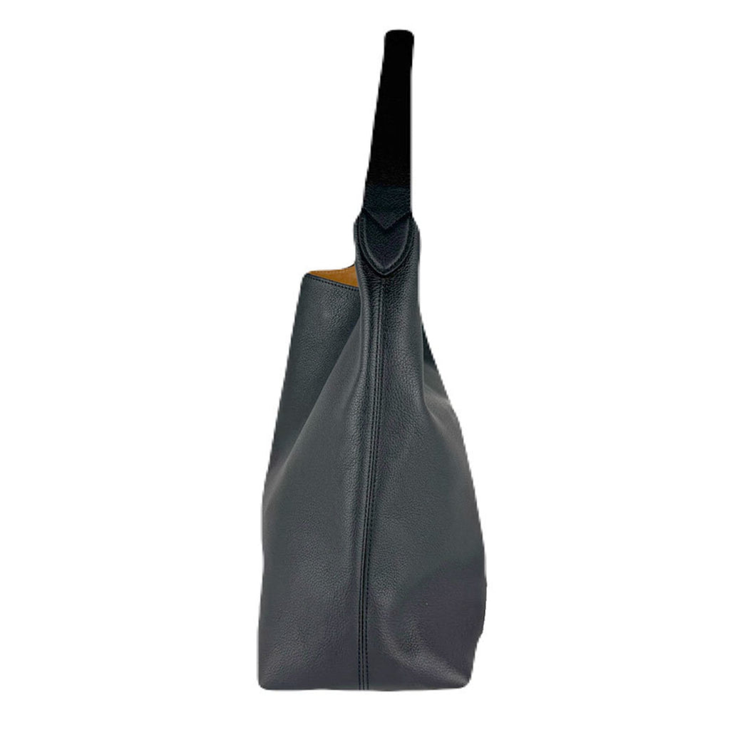 Louis Vuitton Black Leather Pouch Shoulder Bag