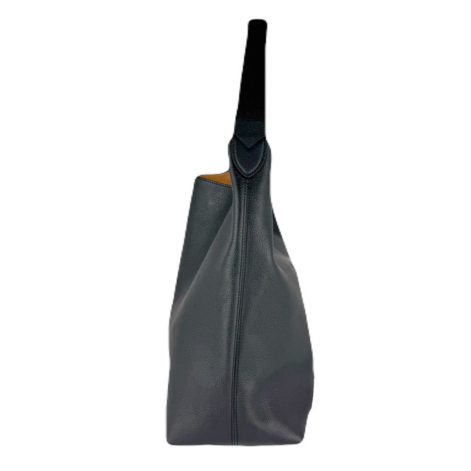 Louis Vuitton Black Leather Pouch Shoulder Bag