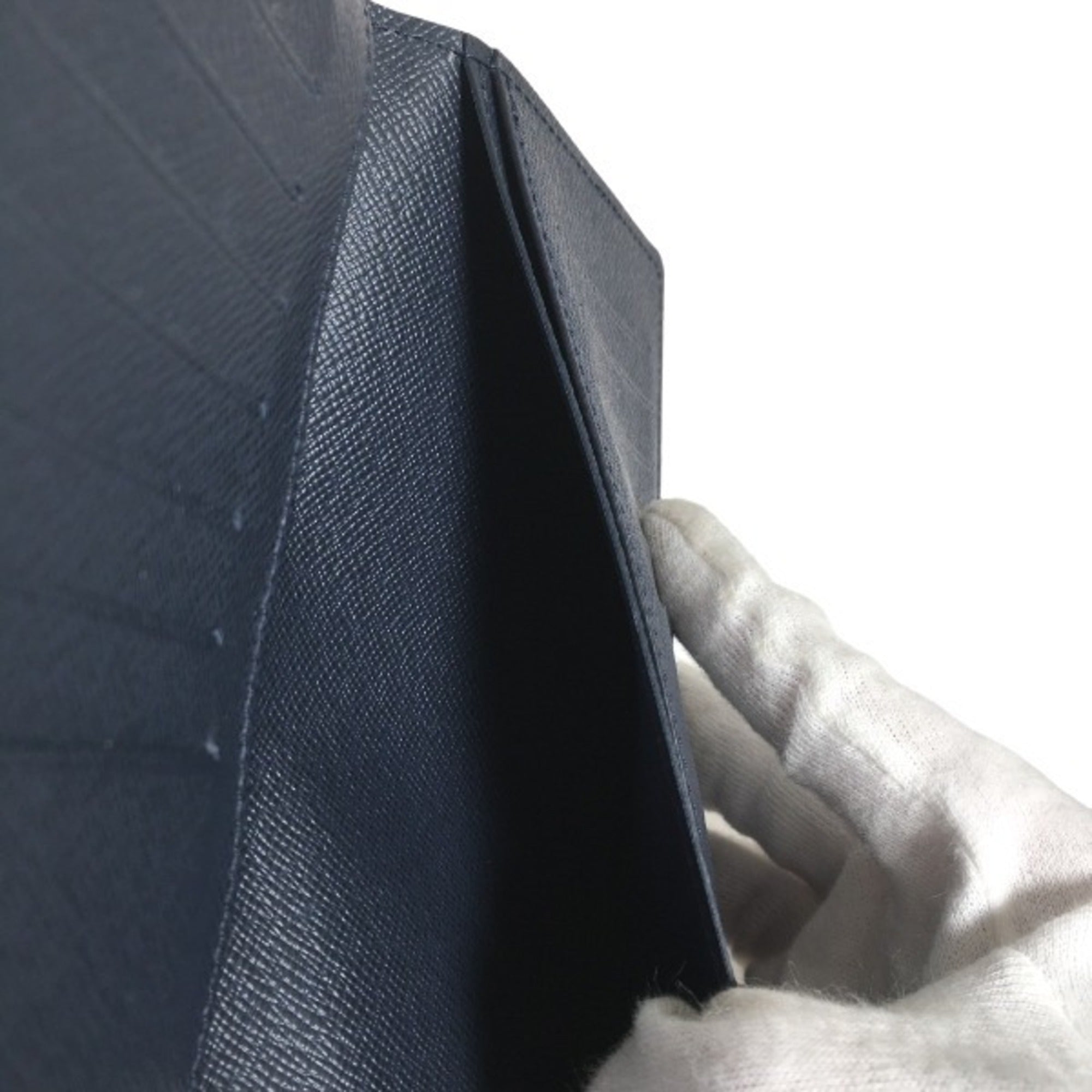 Louis Vuitton Navy Blue Epi Leather Long Wallet
