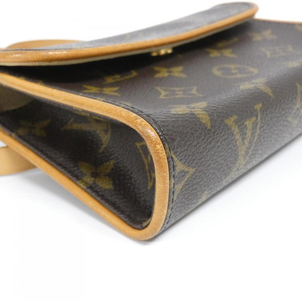 Louis Vuitton Marron Coated Canvas Fanny Pack Pochette