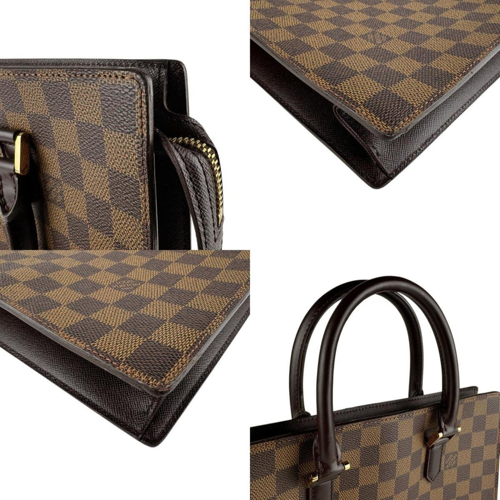 Louis Vuitton Ebene Damier Canvas Handbag