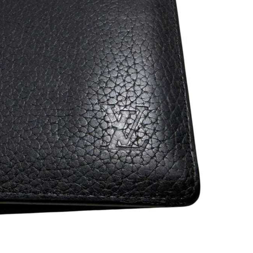 Louis Vuitton Black Noir Leather Long Wallet