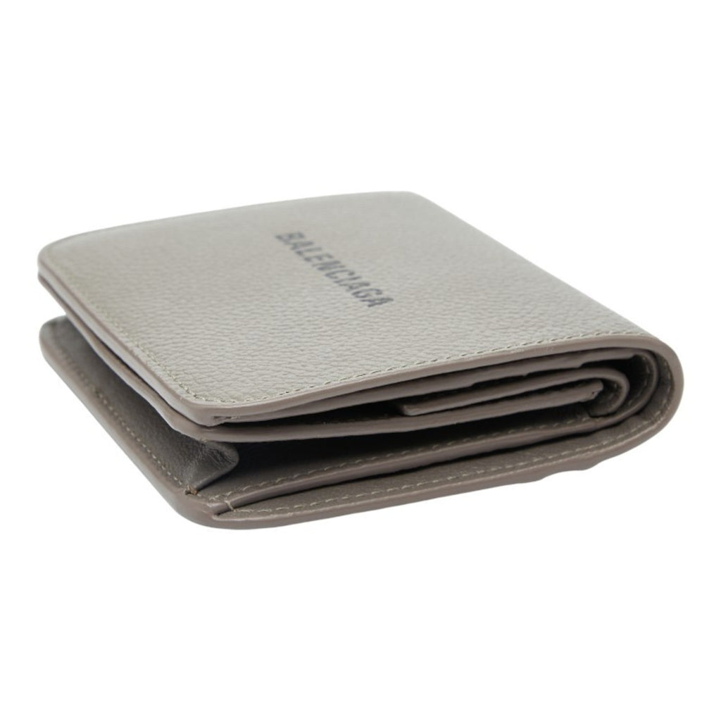 Balenciaga Gray Leather Wallet (Bi-Fold)