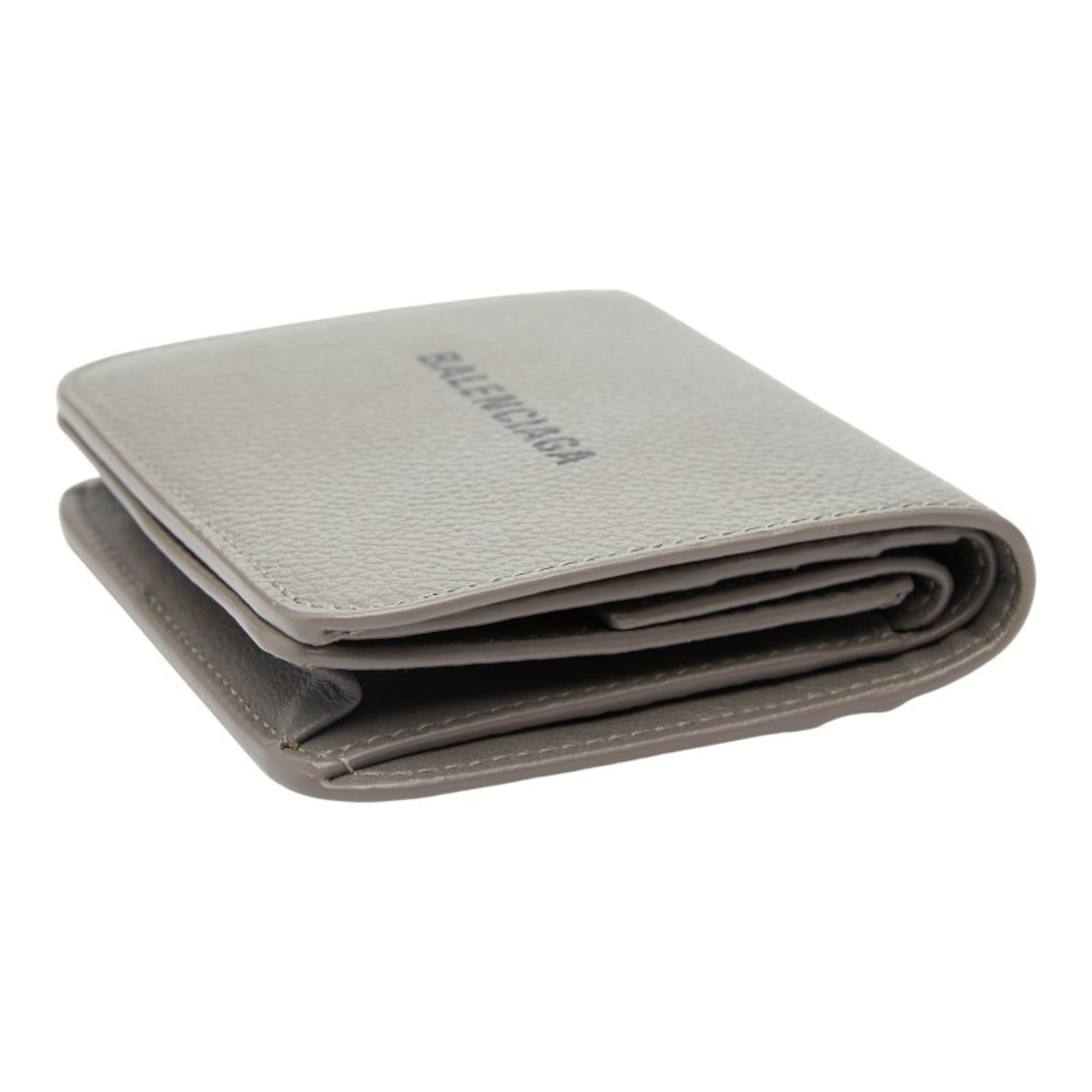 Balenciaga Gray Leather Wallet (Bi-Fold)