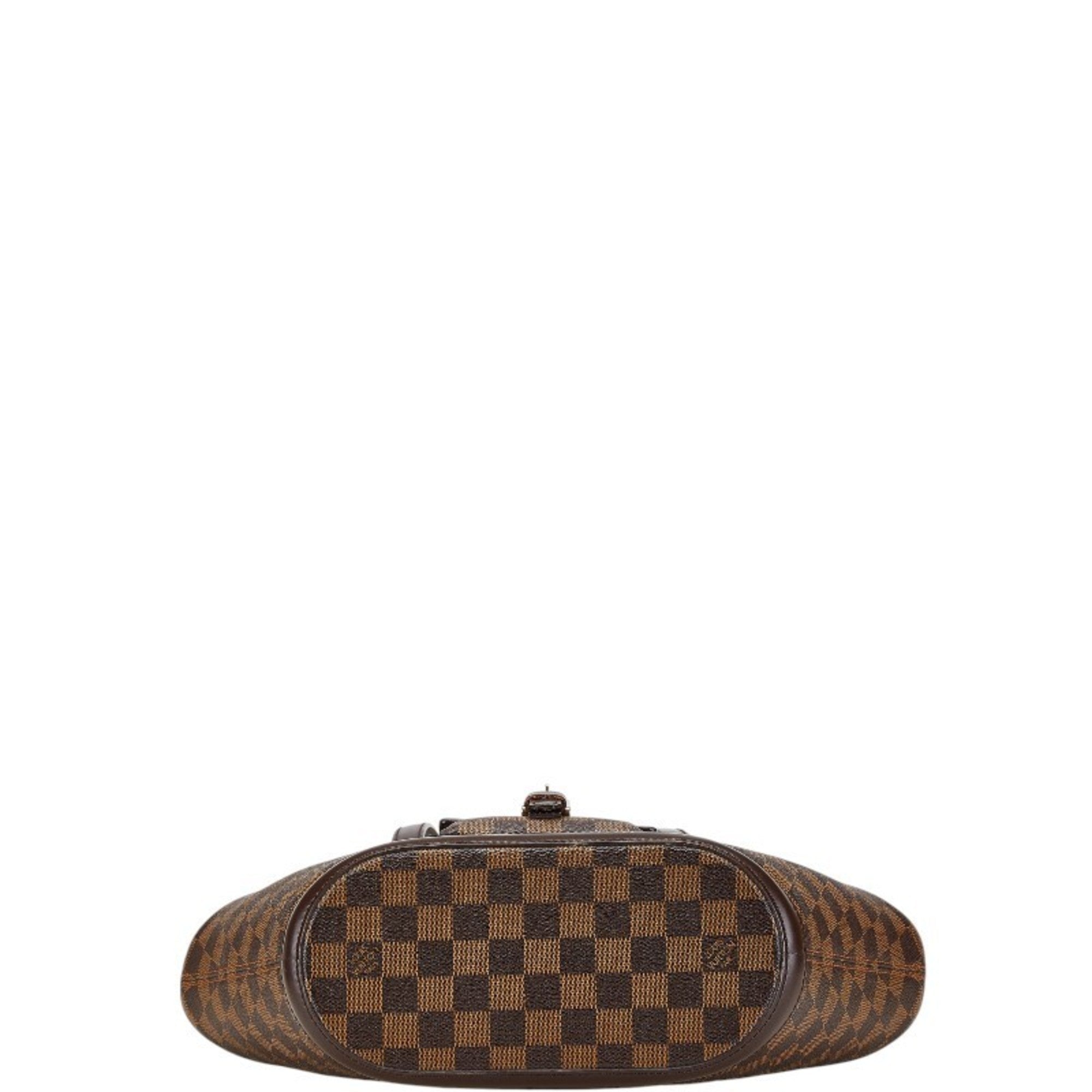 Louis Vuitton Damier Brown Pvc Leather Shoulder Bag Tote Bag