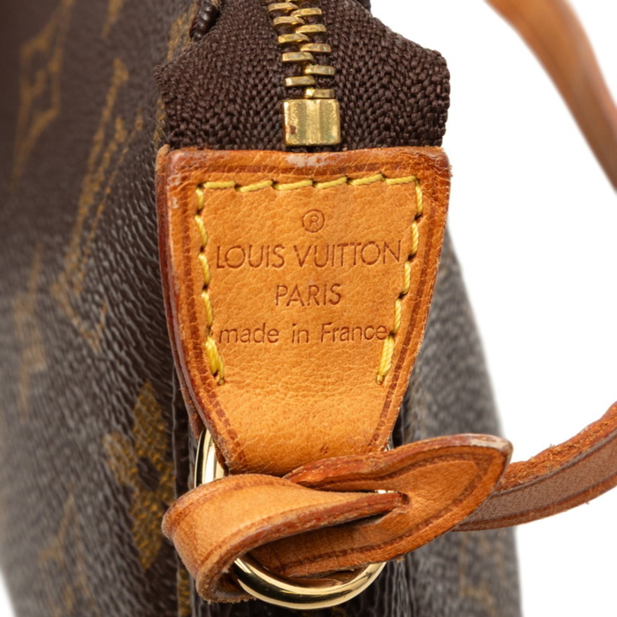 Louis Vuitton Brown Monogram Pvc Leather Pochette Shoulder Bag
