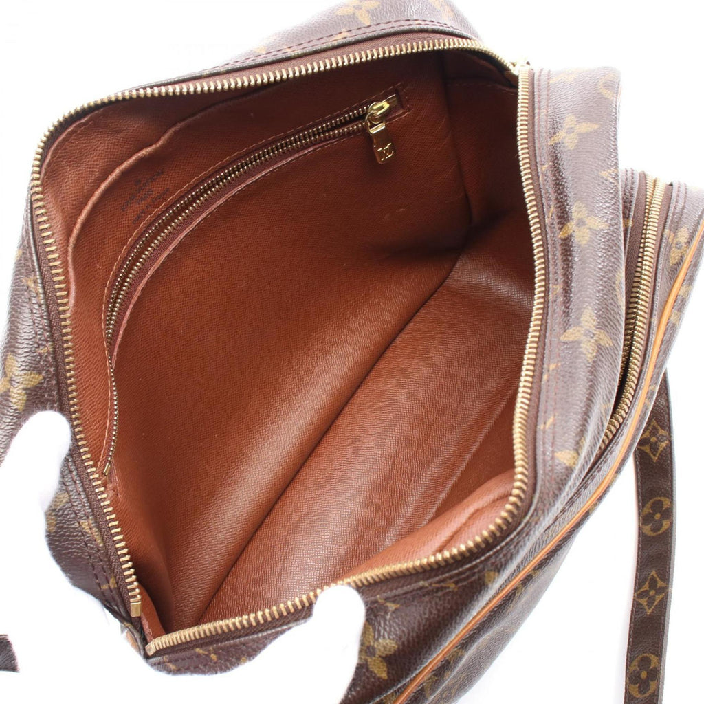 Louis Vuitton Brown Monogram Pvc Coated Canvas Leather Shoulder Bag