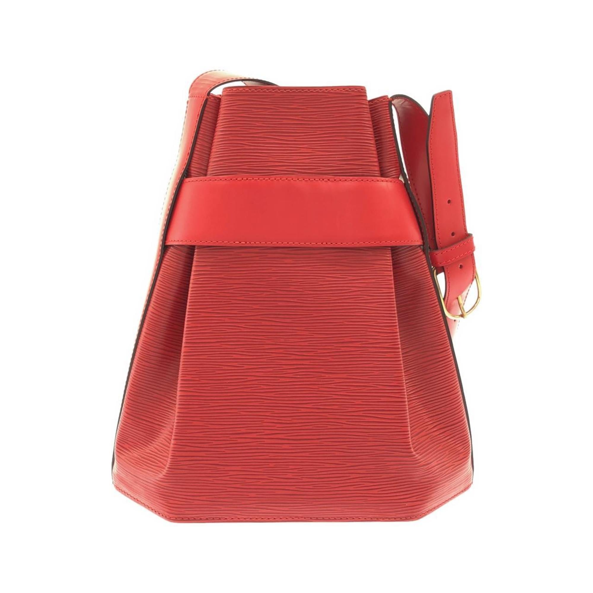 Louis Vuitton Red Color Leather Shoulder Bag