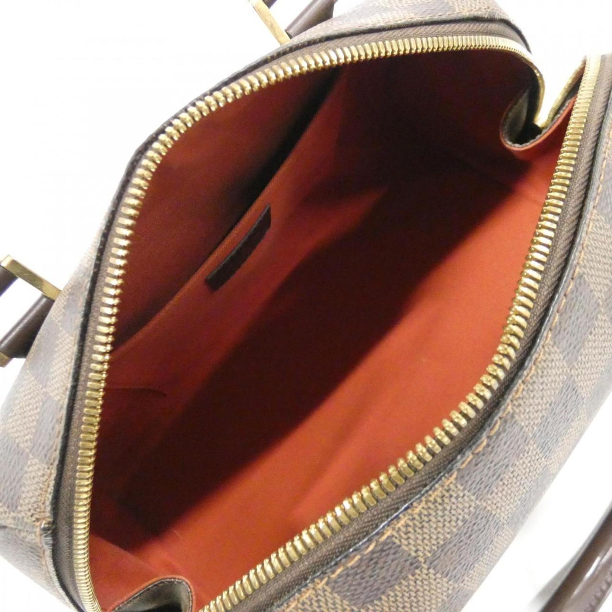Louis Vuitton Brown Coated Canvas Handbag