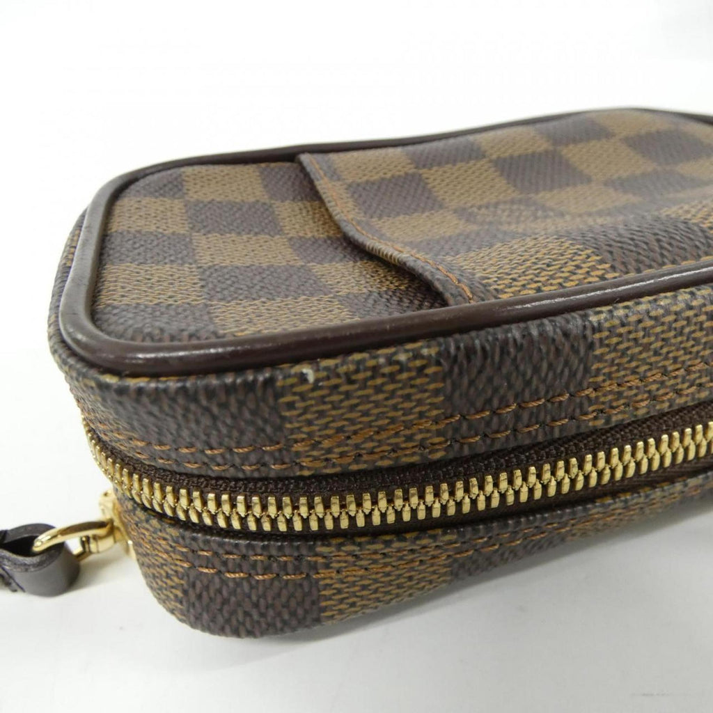 Louis Vuitton Ebene Coated Canvas Handbag Pouch