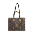 Louis Vuitton Brown Monogram Canvas Monogram Reverse Shoulder Bag