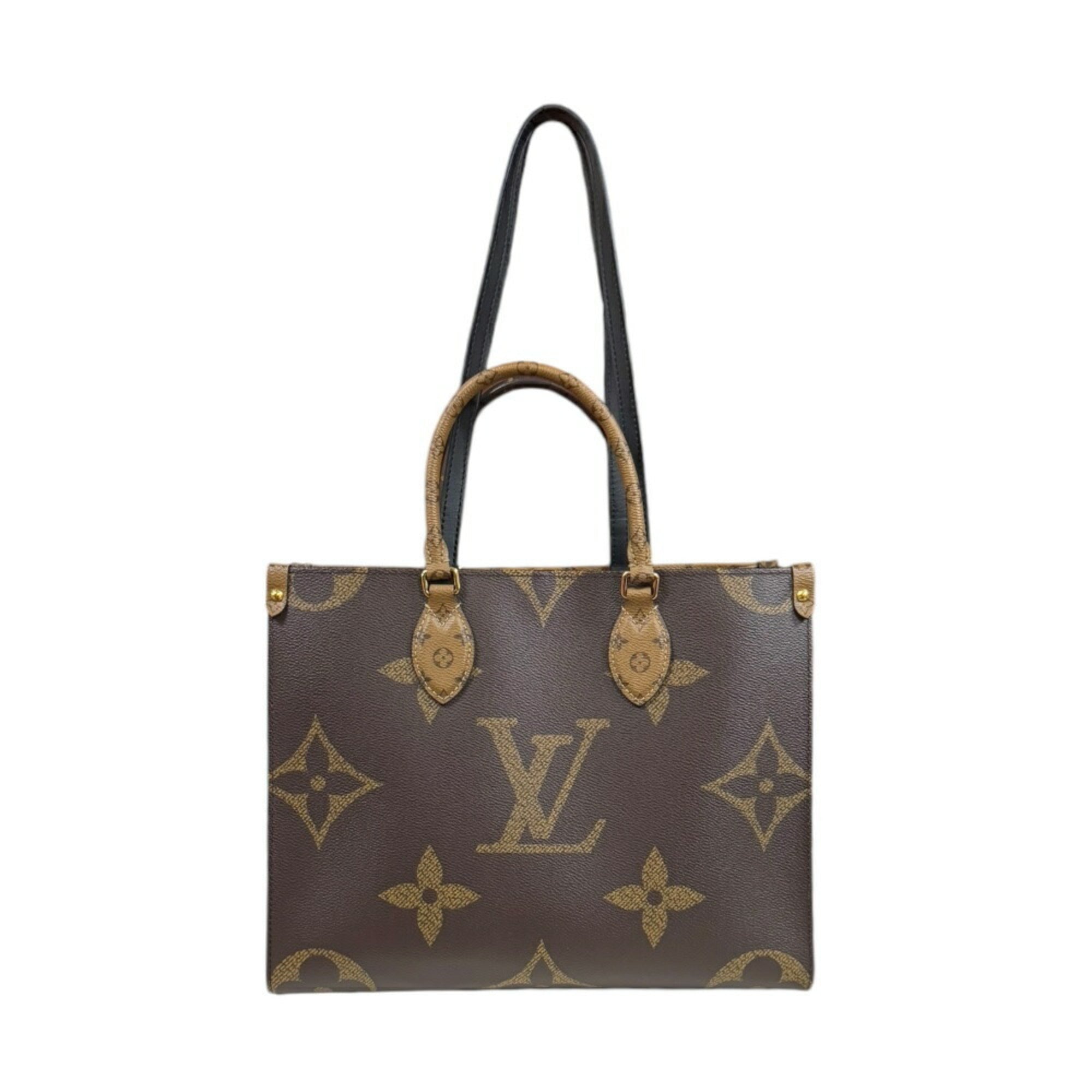 Louis Vuitton Brown Monogram Canvas Monogram Reverse Shoulder Bag