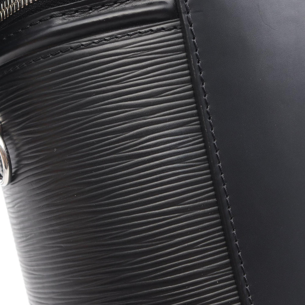 Louis Vuitton Black Noir Epi Leather Handbag