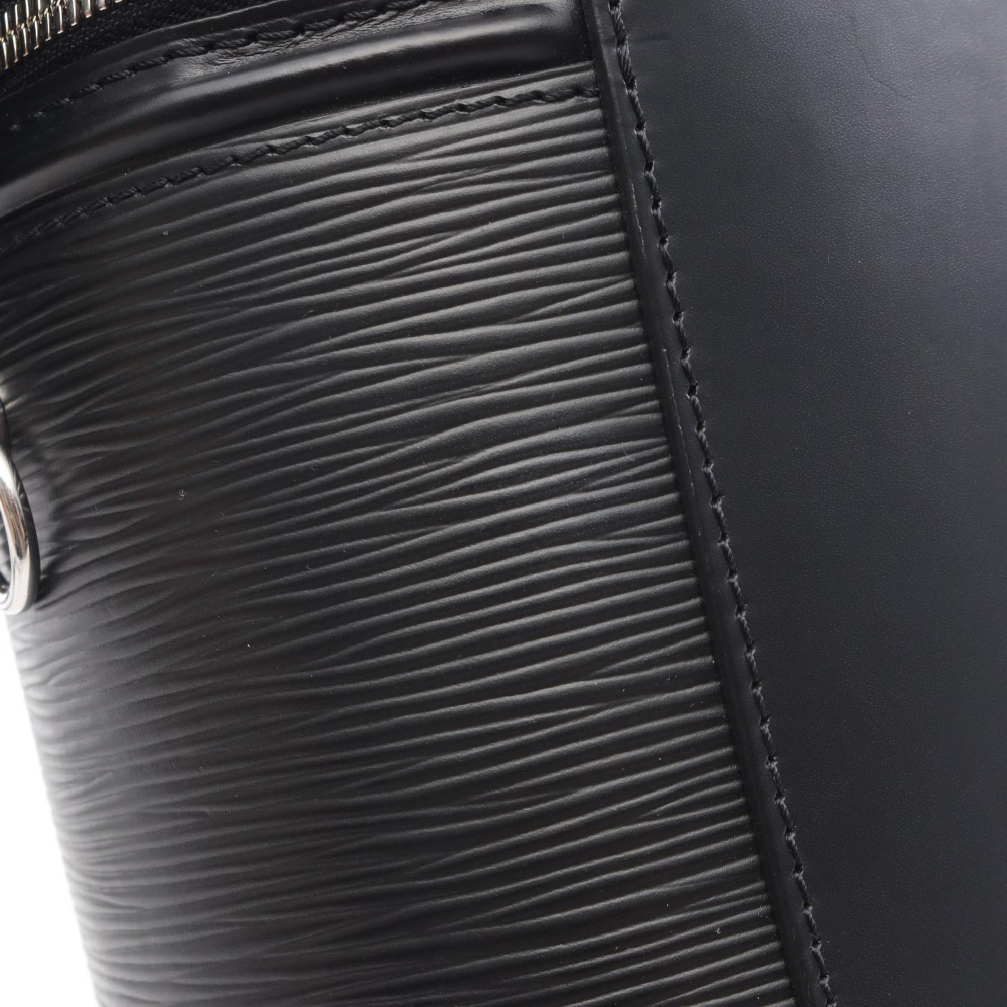 Louis Vuitton Black Noir Epi Leather Handbag
