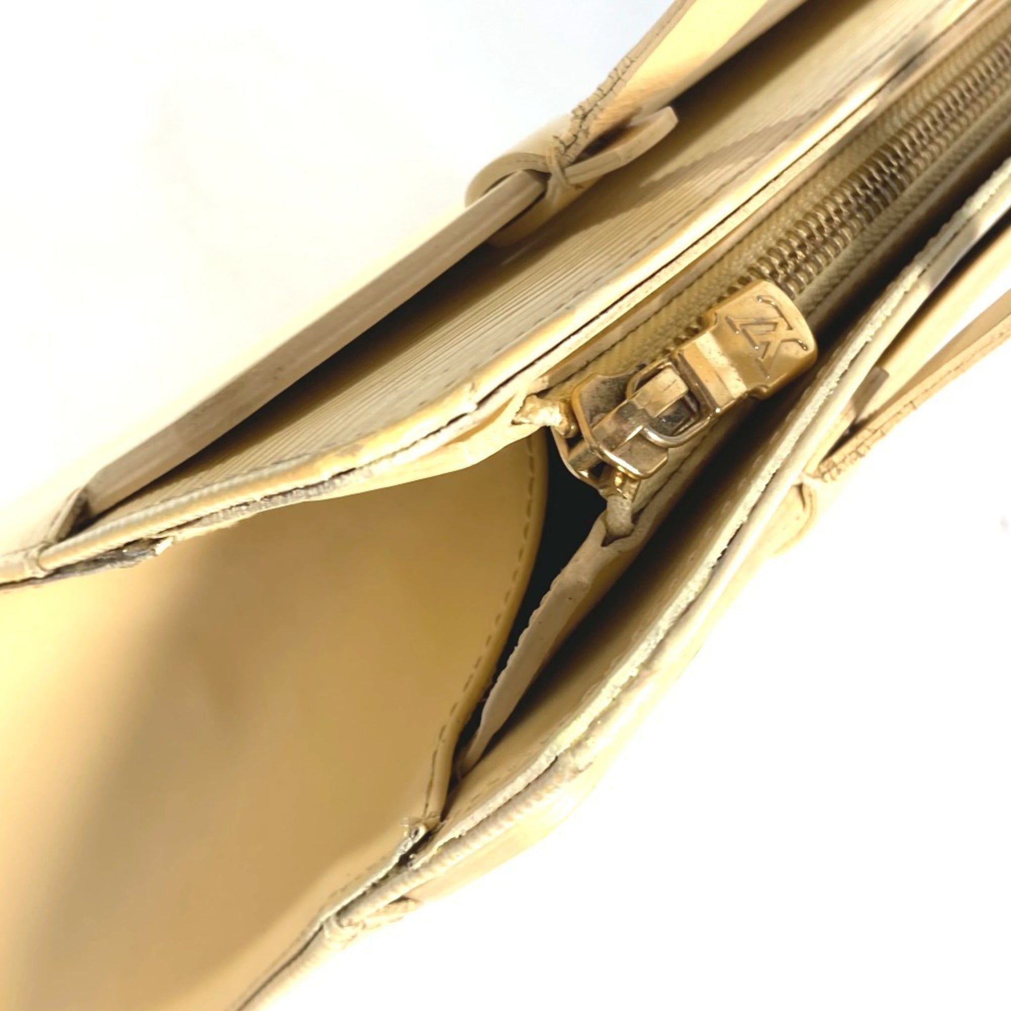 Louis Vuitton Vanilla Yellow Epi Leather Shoulder Bag Tote Bag