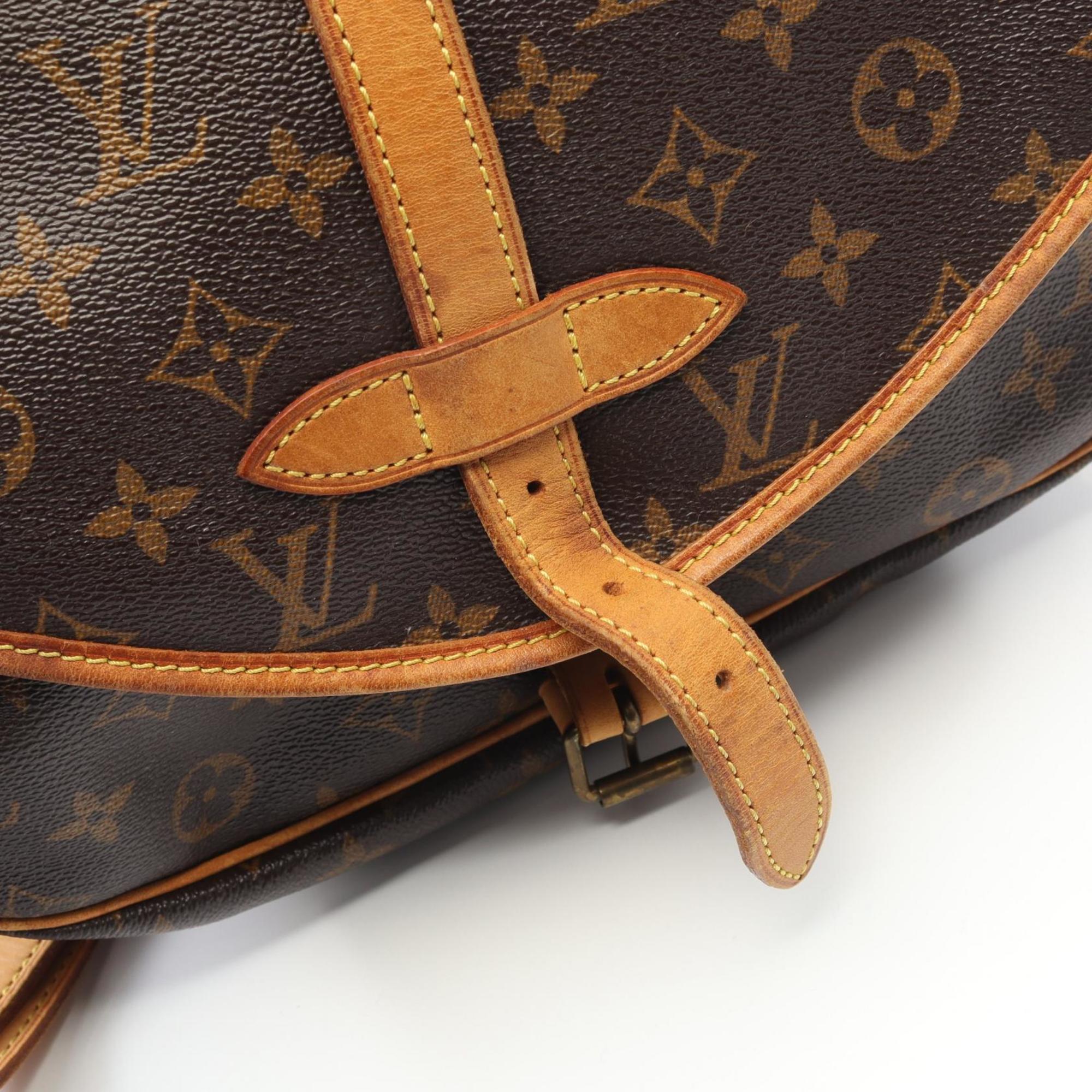 Louis Vuitton Brown Coated Canvas Monogram Leather Pvc Shoulder Bag