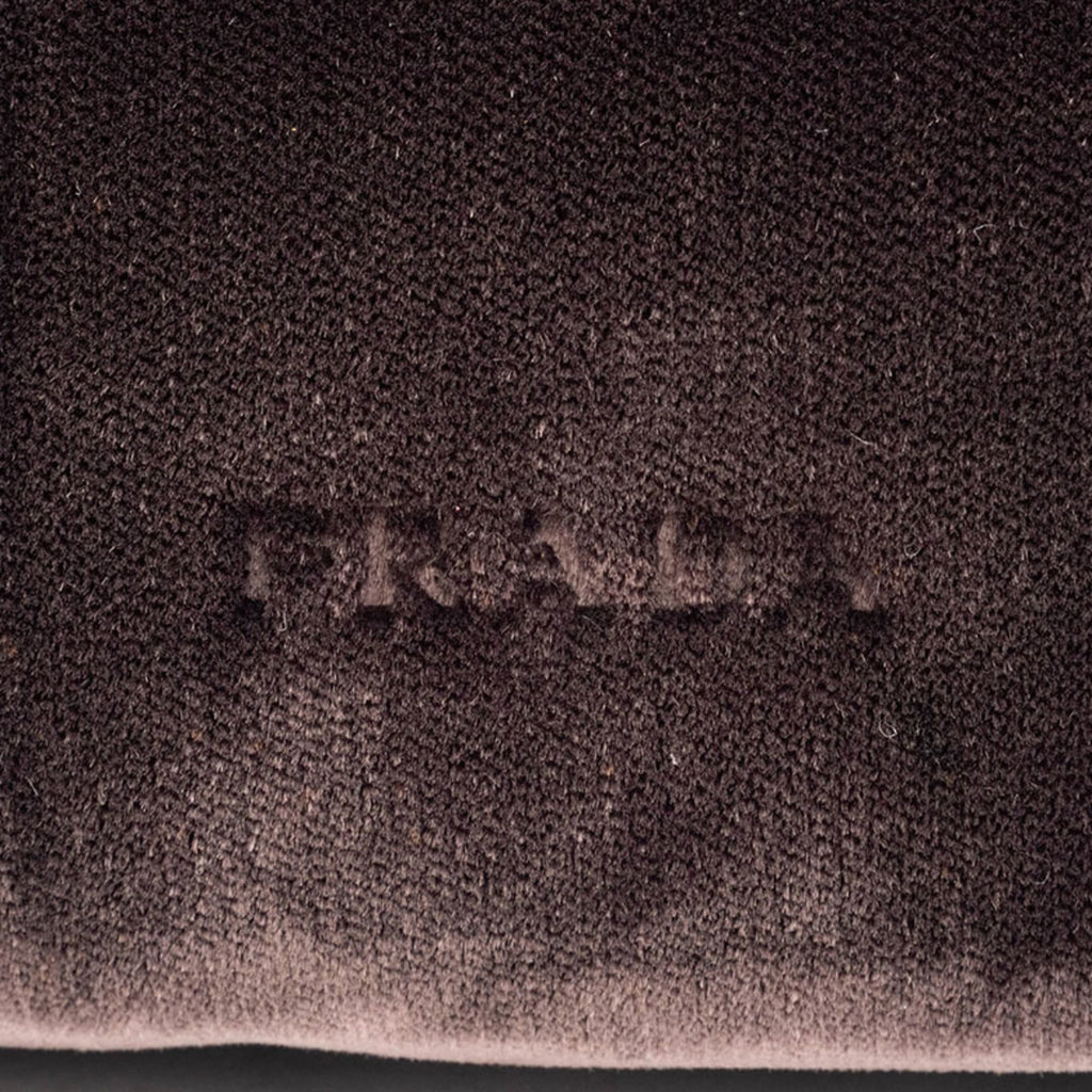 Prada Dark Brown Leather Handbag