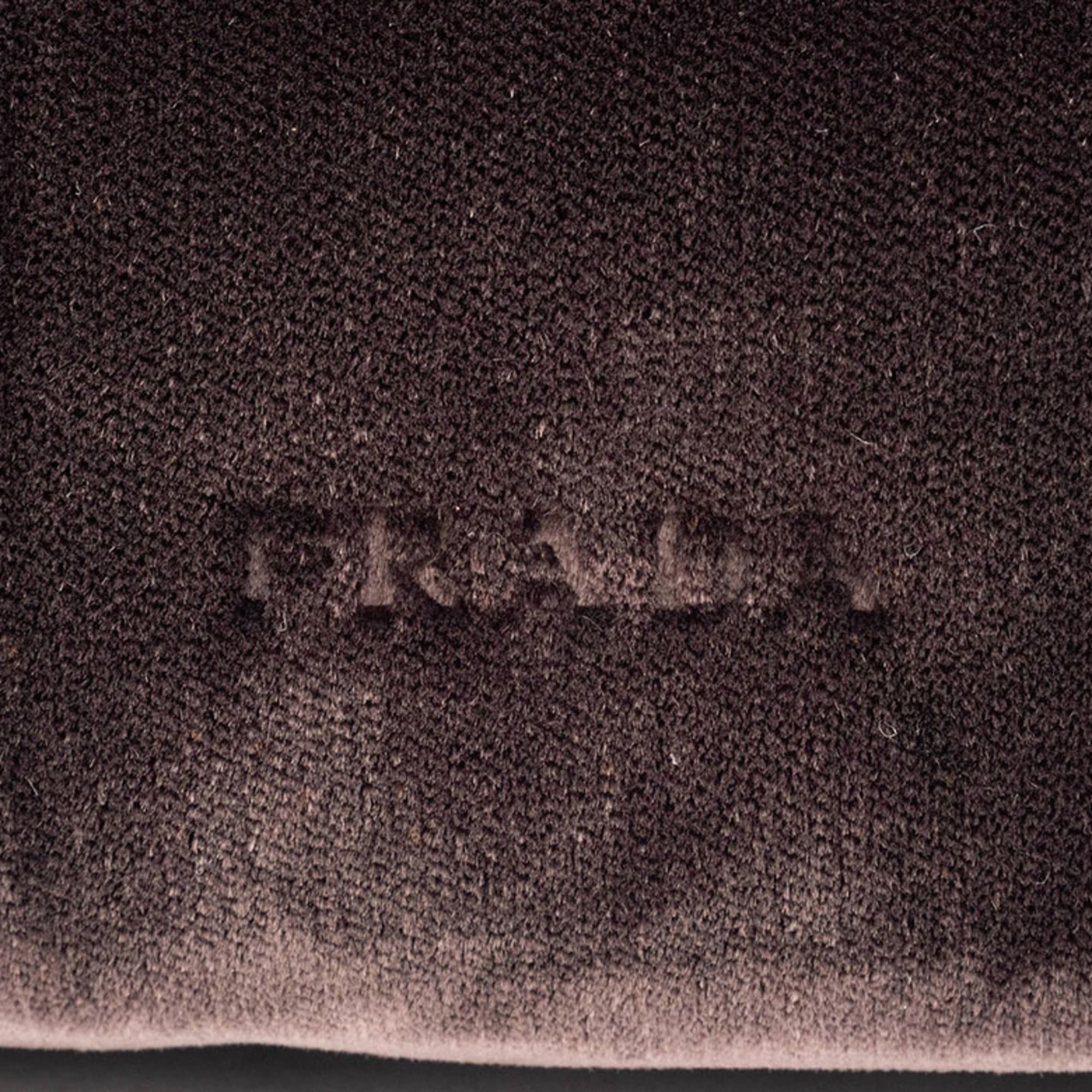 Prada Dark Brown Leather Handbag