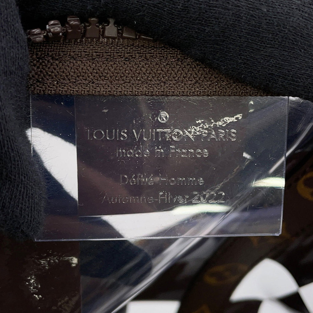 Louis Vuitton Brown Clear Pvc Boston Bag