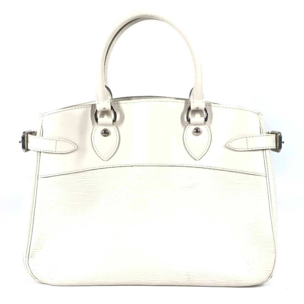 Louis Vuitton Epi White Epi Leather Handbag Tote Bag