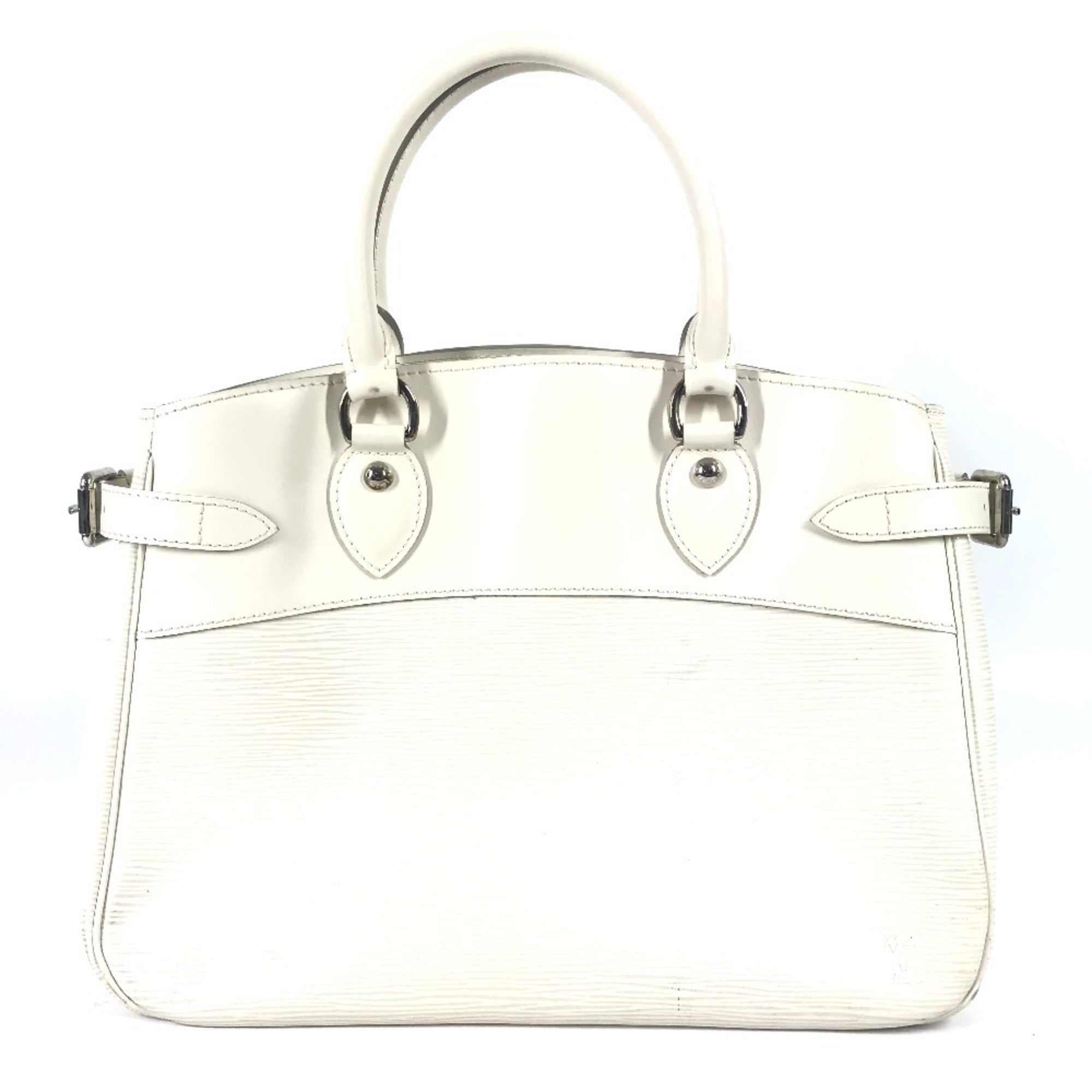 Louis Vuitton Epi White Epi Leather Handbag Tote Bag