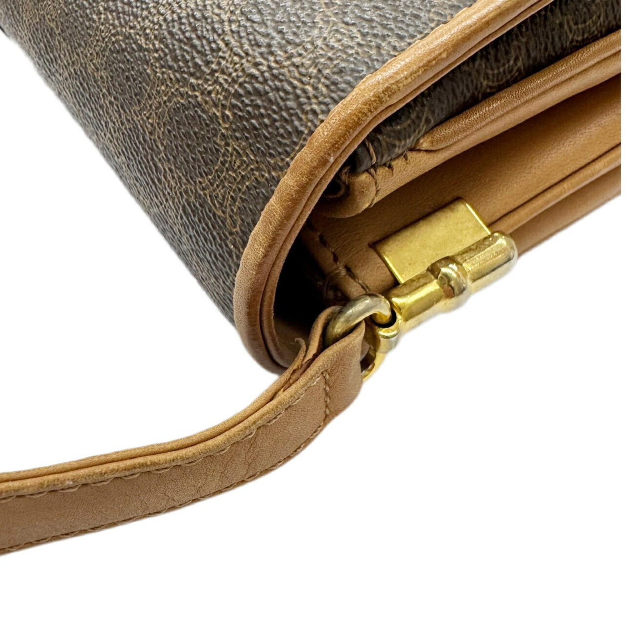 Celine Brown Pvc Shoulder Bag