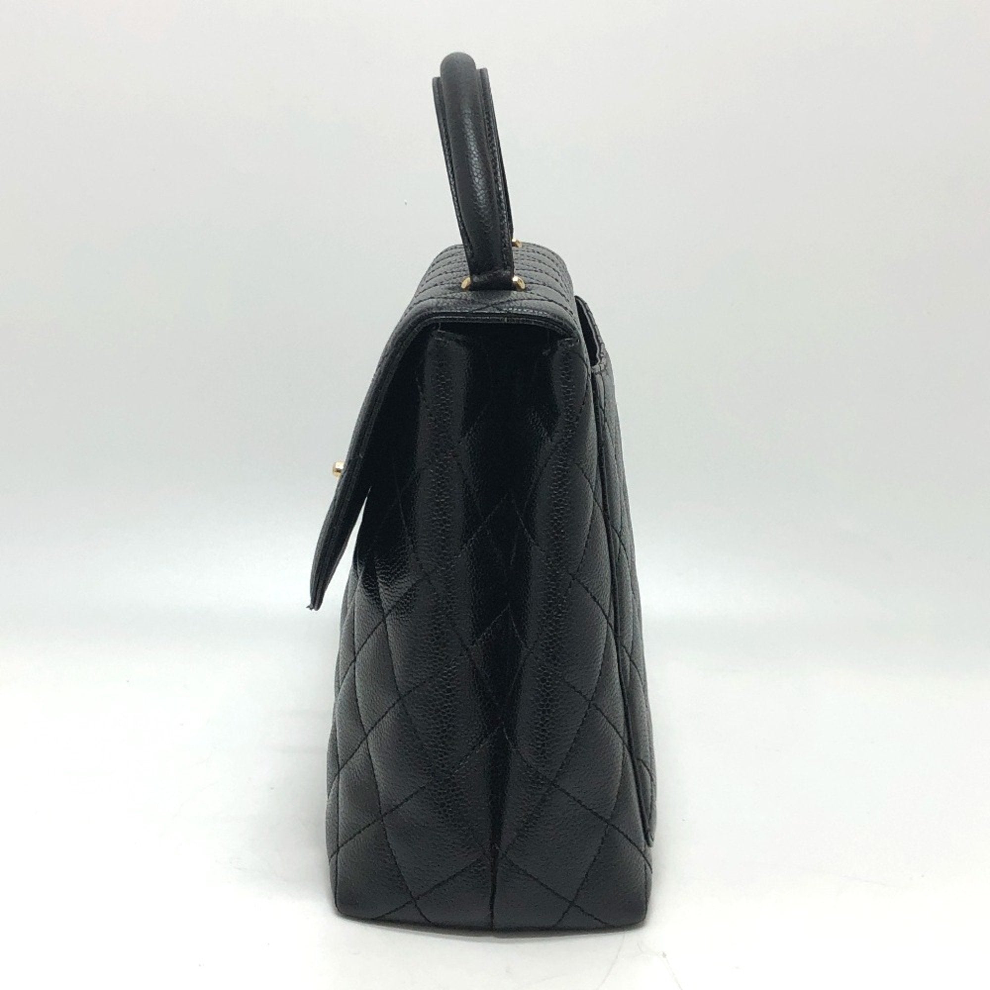 Chanel Black Leather Handbag