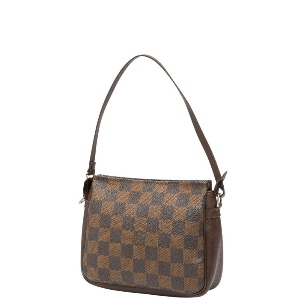 Louis Vuitton Brown Pvc Leather Shoulder Bag