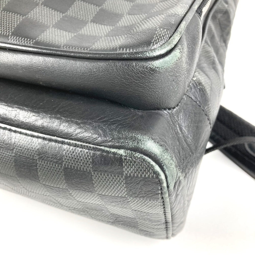 Louis Vuitton Black Damier Infini Leather Backpack