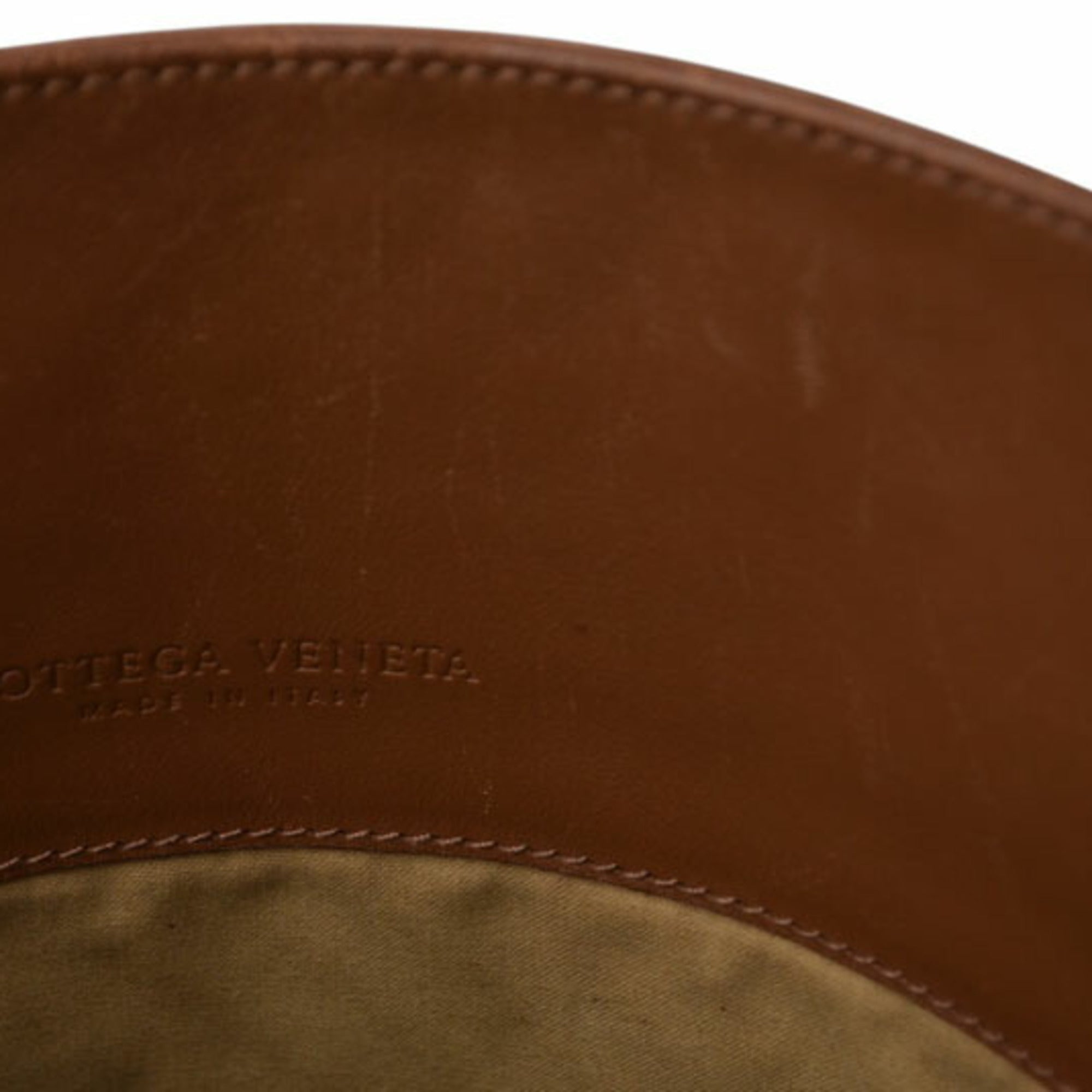 Bottega Veneta Intrecciato Brown Intrecciato Shoulder Bag