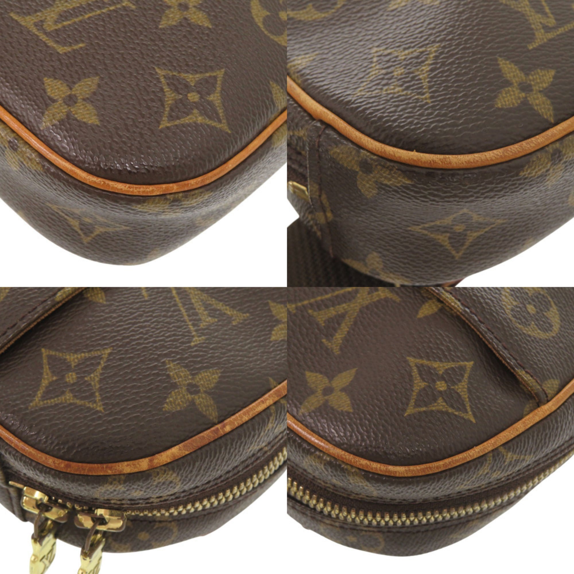 Louis Vuitton Brown Monogram Pochette Sling Bag