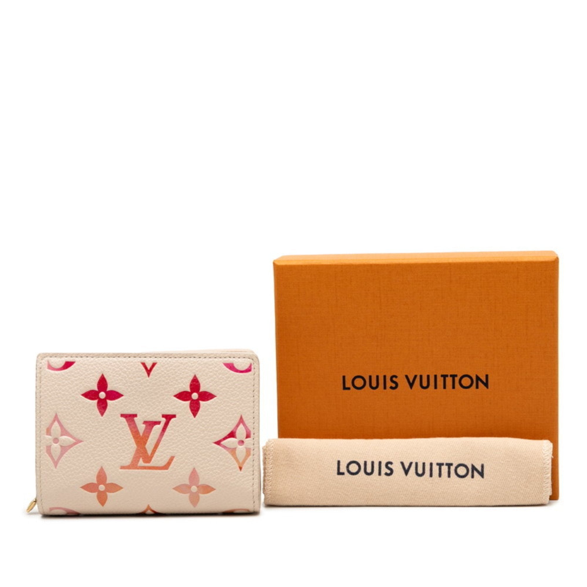 Louis Vuitton Beige Leather Wallet