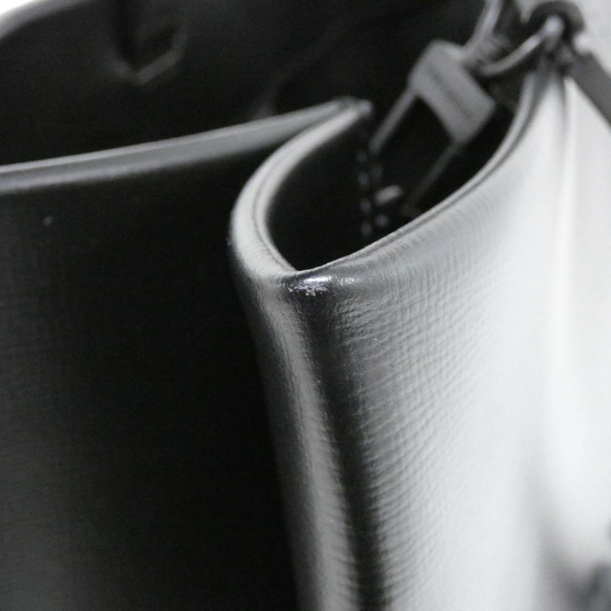 Louis Vuitton Black Leather Handbag