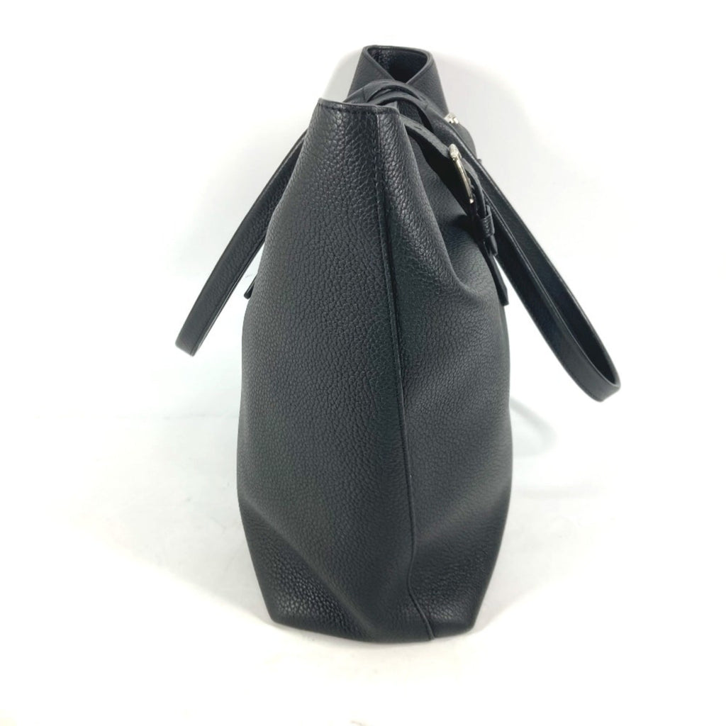 Louis Vuitton Black Noir Leather Shoulder Bag Tote Bag