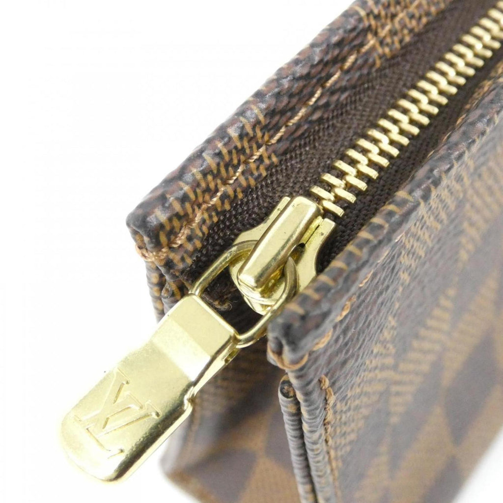 Louis Vuitton Brown Coated Canvas Handbag Pouch