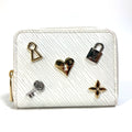 Louis Vuitton Epi Blanc White Epi Leather Coin Purse/Coin Case