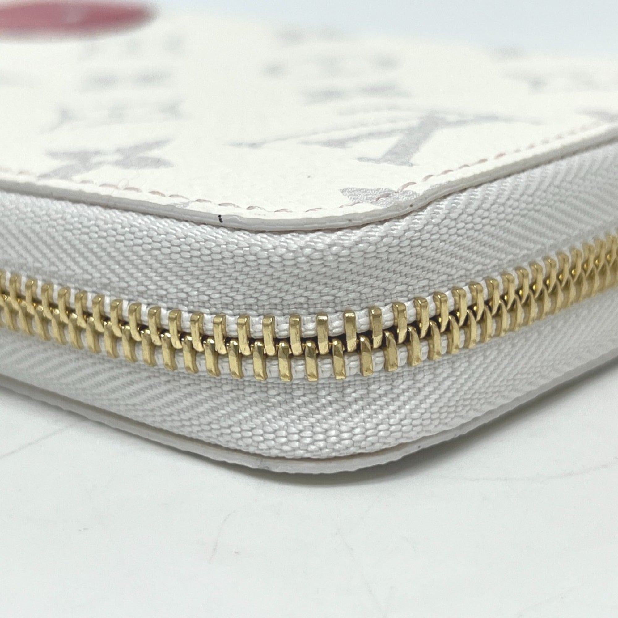 Louis Vuitton Monogram White Monogram Long Wallet