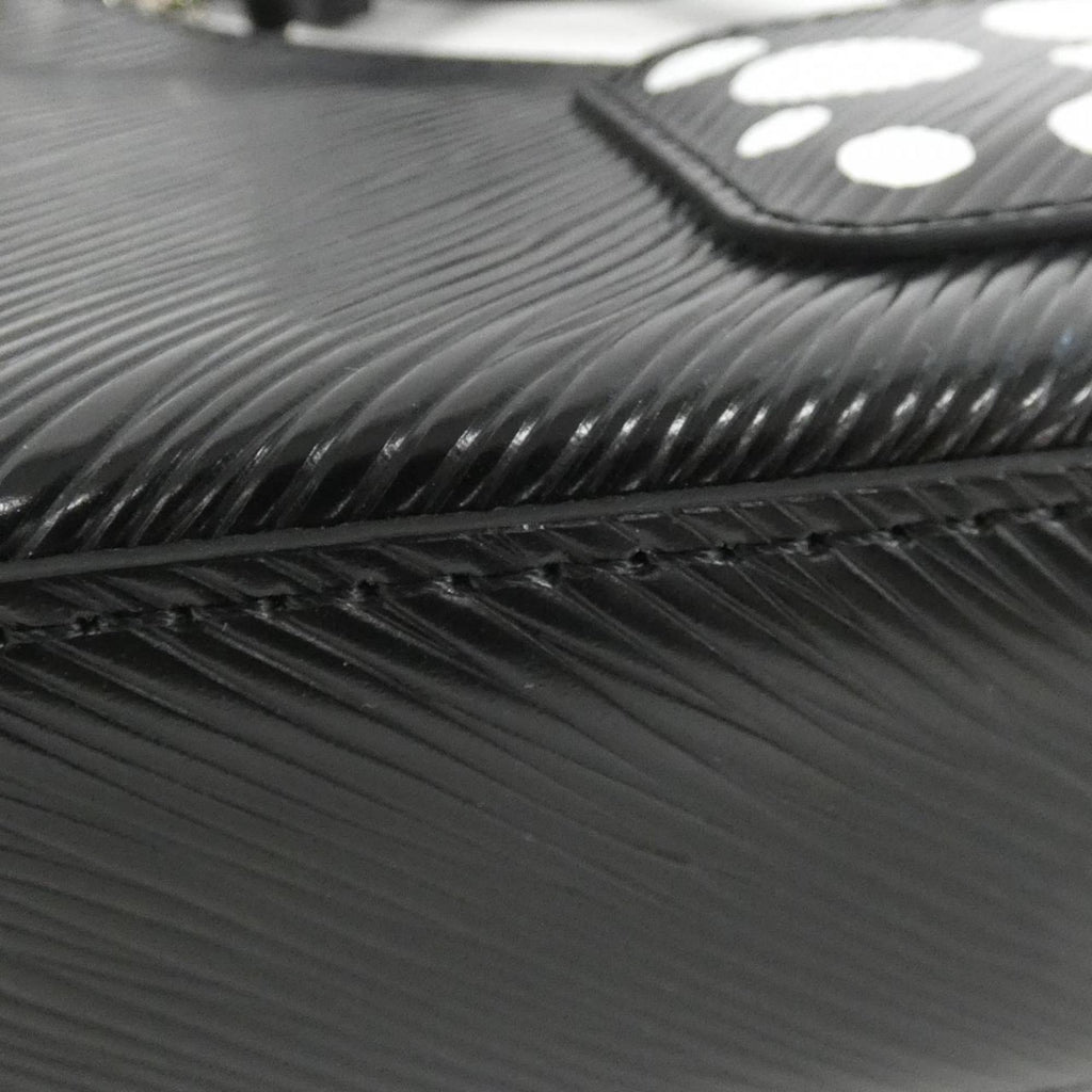 Louis Vuitton Black Leather Shoulder Bag