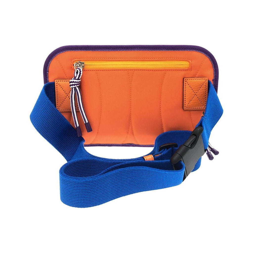Gucci Blue Silver Nylon Rubber Canvas Shoulder Bag (Pre-Owned)