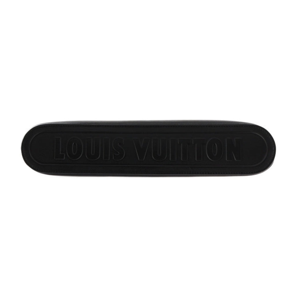 Louis Vuitton Black Leather Clutch Bag