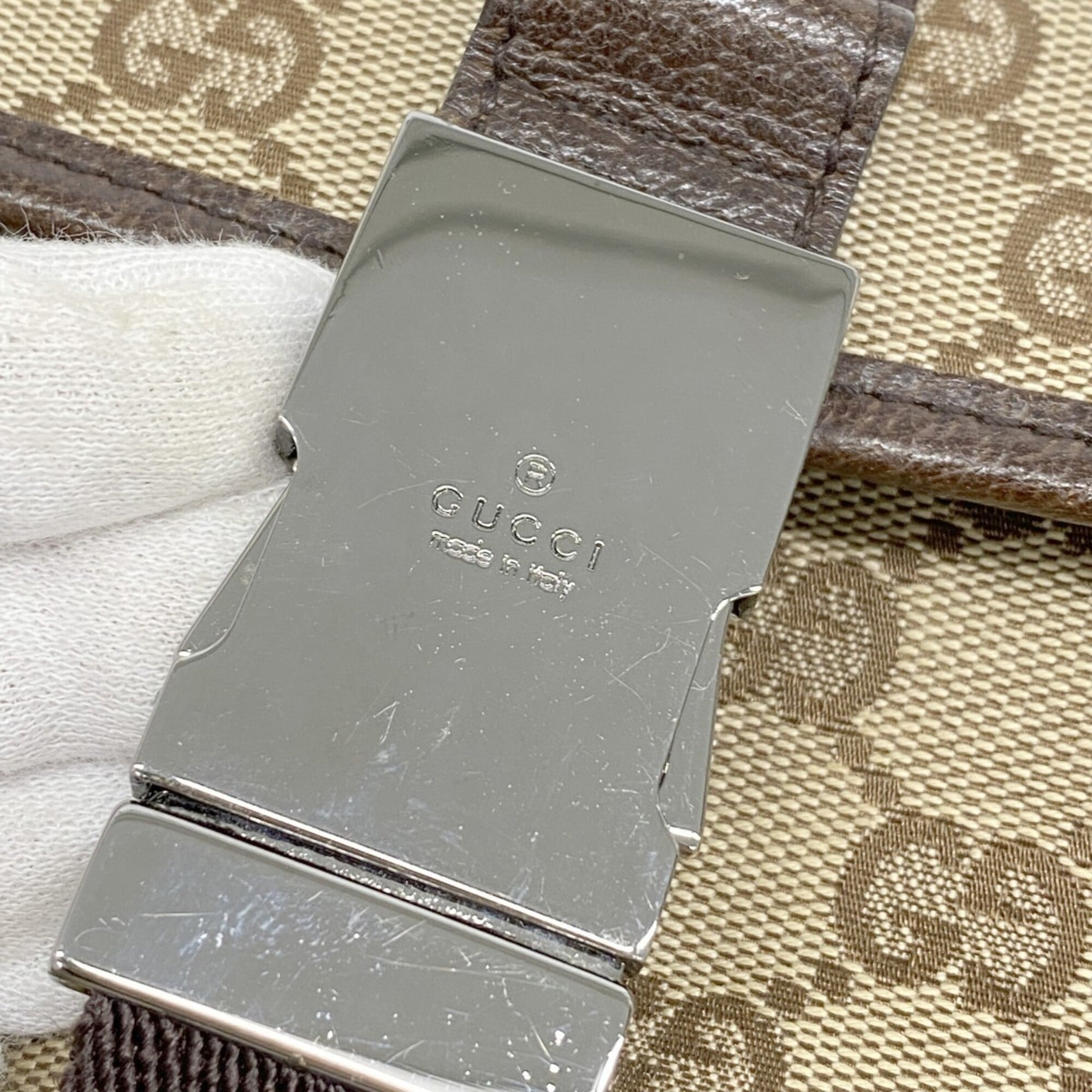 Gucci Brown Canvas Fanny Pack (Pre-Owned)