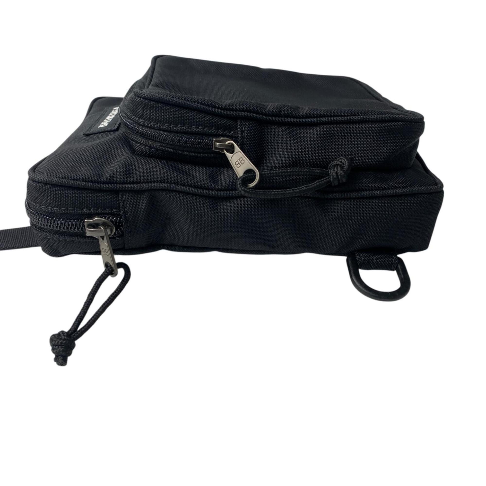 Balenciaga Black Nylon Sling