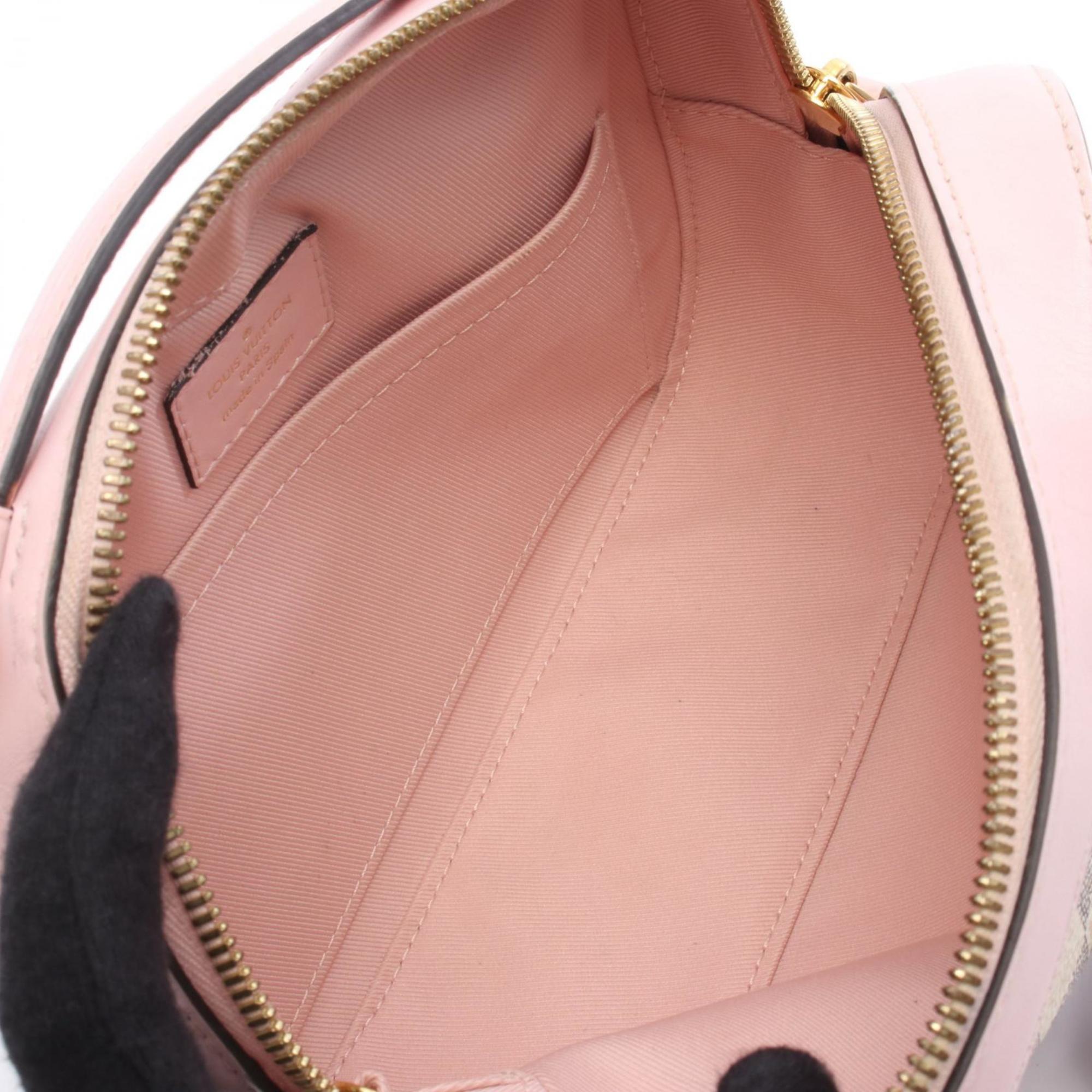 Louis Vuitton Damier Azur Pink White Coated Canvas Shoulder Bag