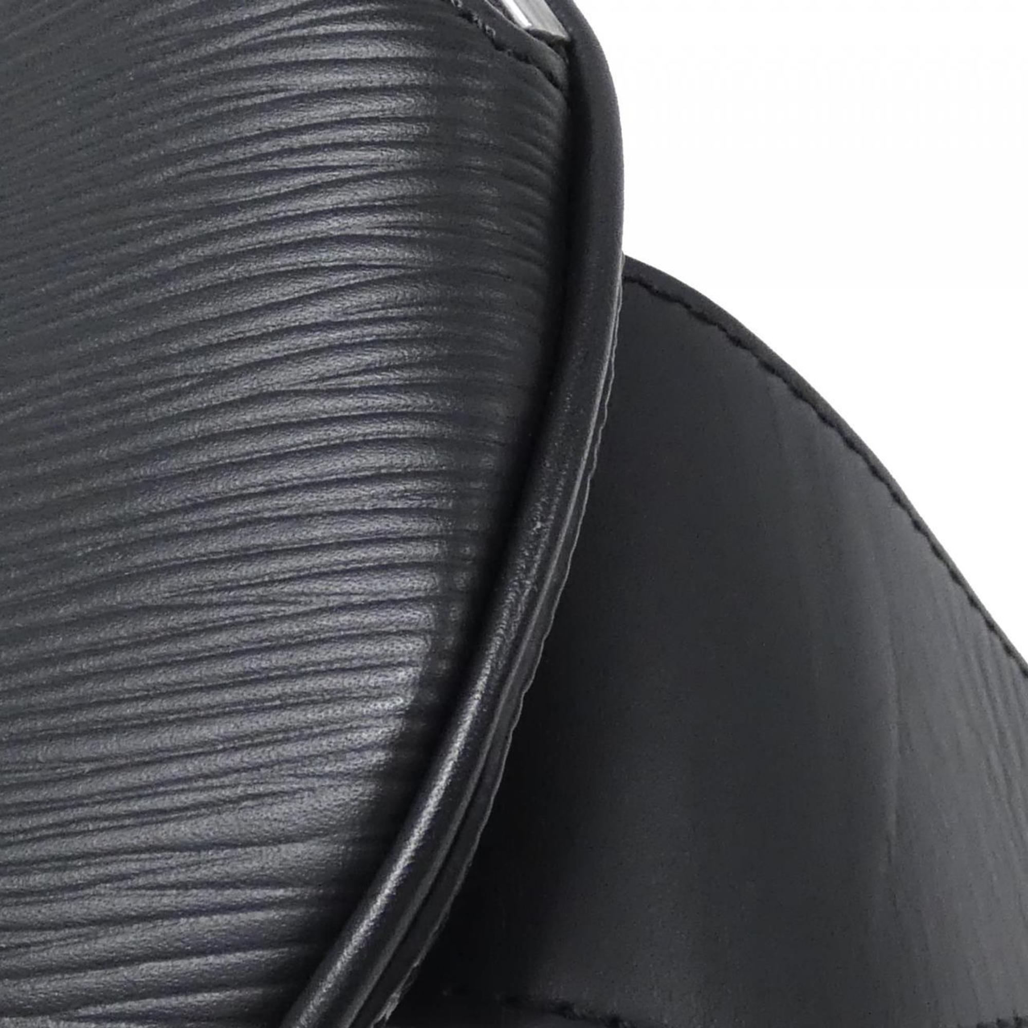 Louis Vuitton Black Leather Fanny Pack Shoulder Bag