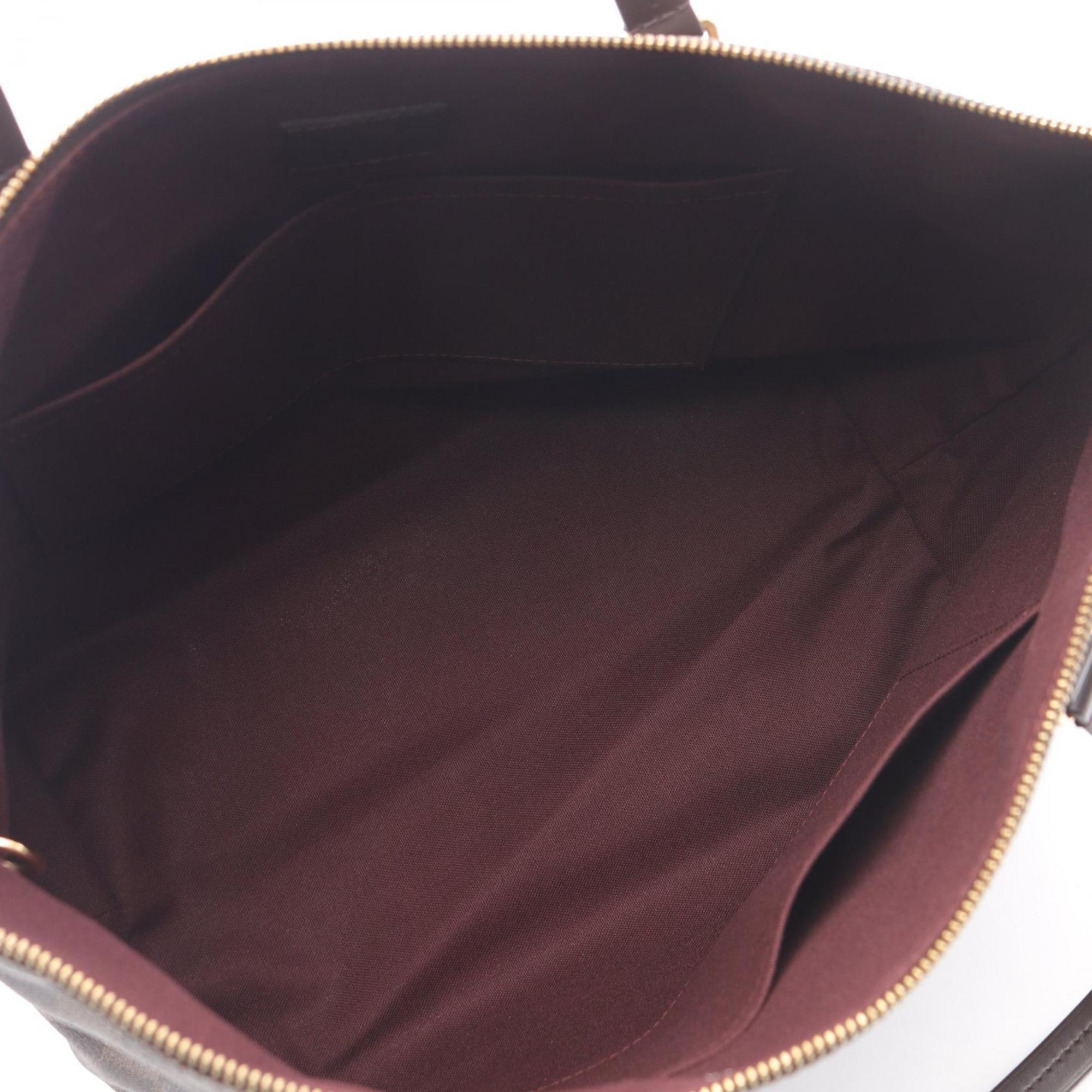 Louis Vuitton Brown Coated Canvas Pvc Leather Tote Bag