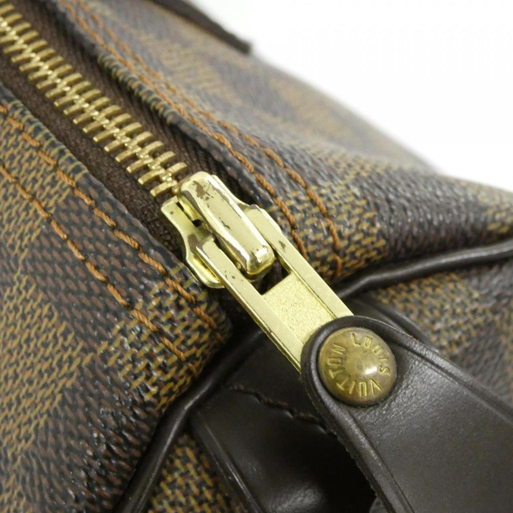 Louis Vuitton Brown Coated Canvas Boston Bag