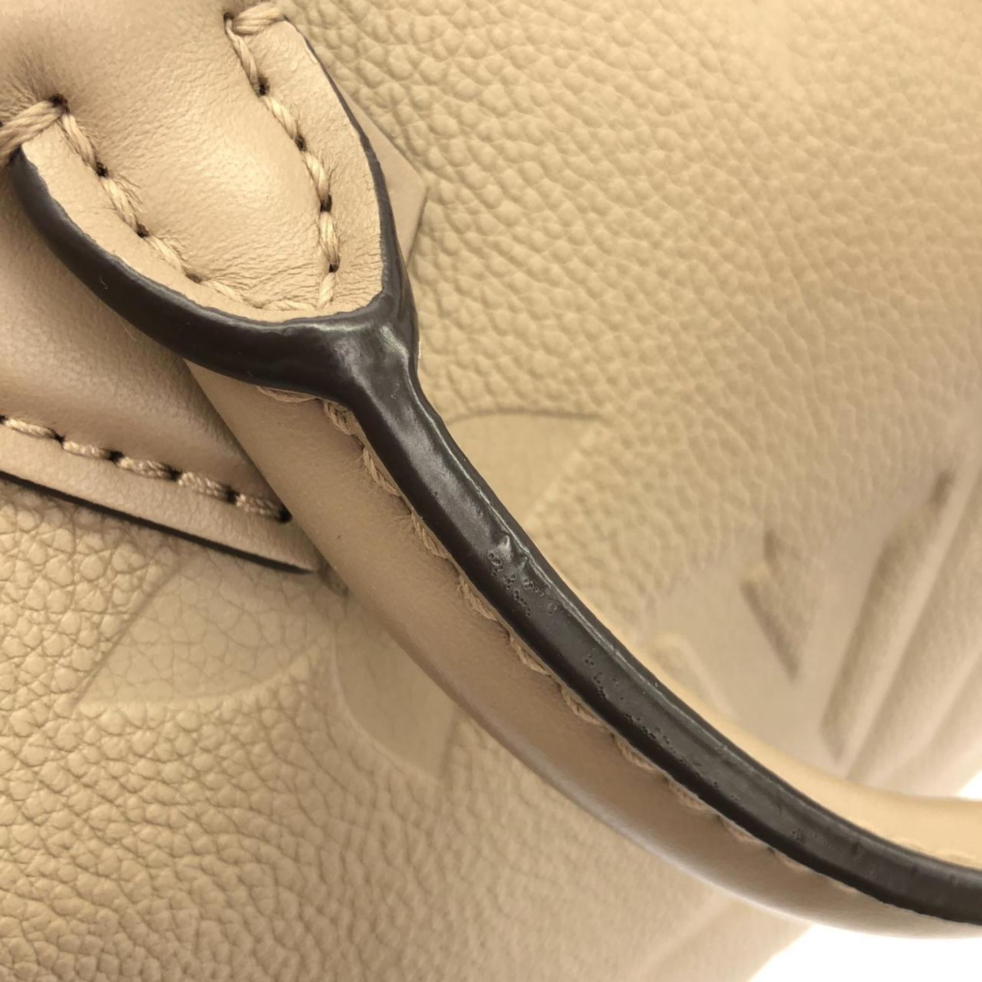 Louis Vuitton Monogram Empreinte Tourterelle Leather Boston Bag