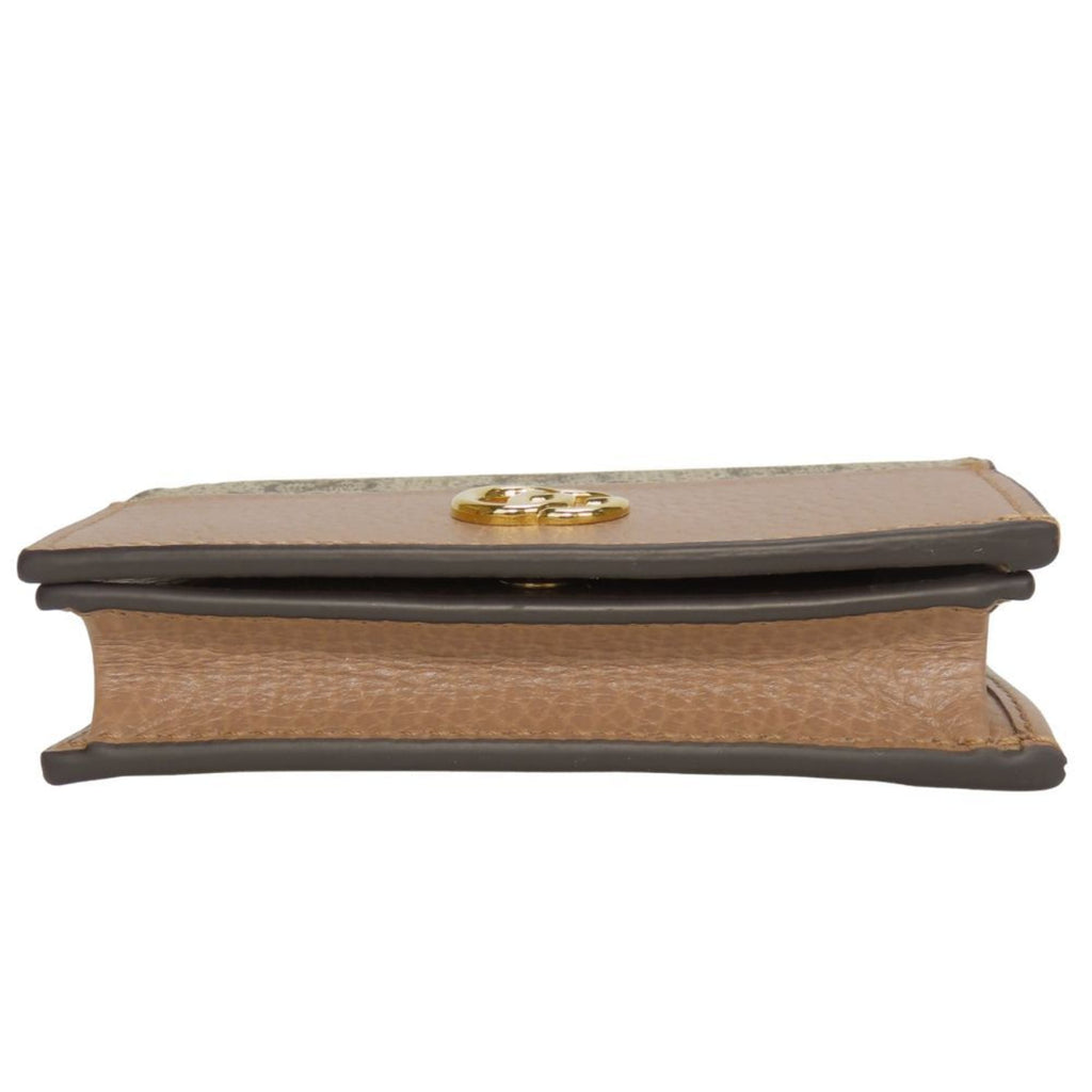 Gucci Beige Dusty Pink Gg Supreme Leather Wallet (Bi-Fold) (Pre-Owned)