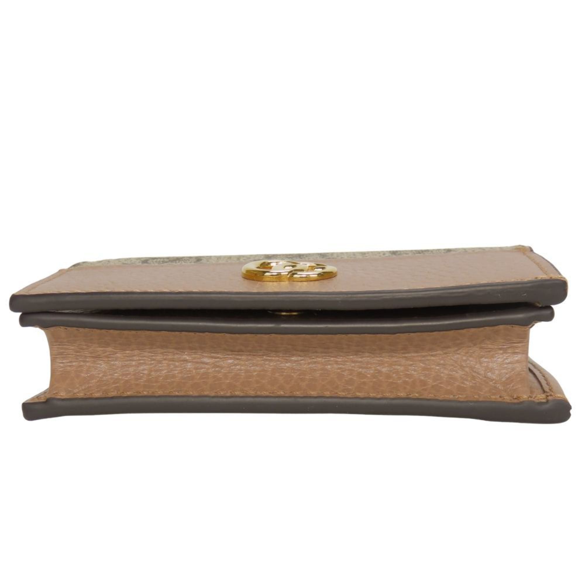 Gucci Beige Dusty Pink Gg Supreme Leather Wallet (Bi-Fold) (Pre-Owned)